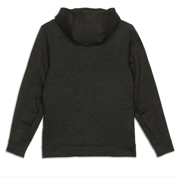 Lululemon Welterweight Zip Hoodie in Heathered Dark Olive Black M - Picture 3 of 3